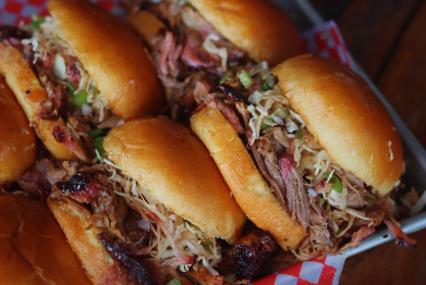 Carolina Pulled Pork Sandwiches and Slaw