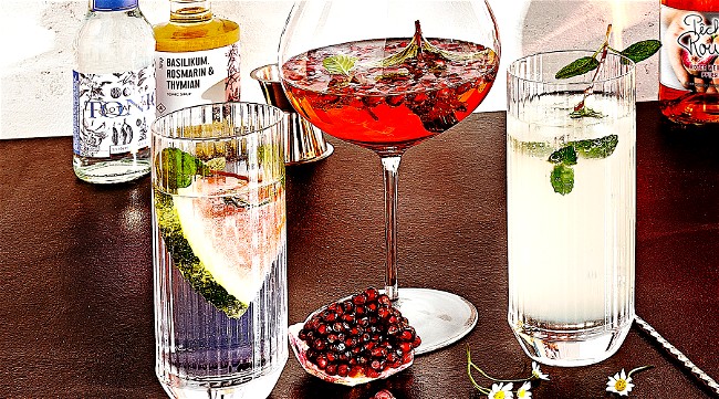 Image of Pfirsich Cocktail: mit Weinbergpfirsich Geschmack
