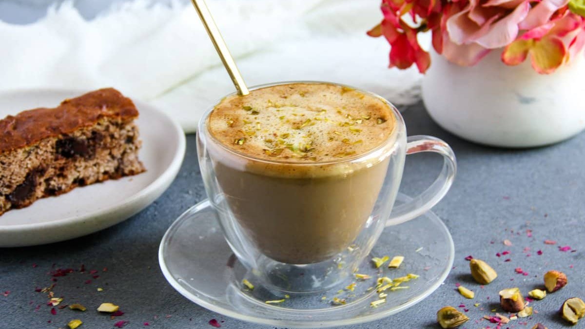 Image of Wabi Coffee Recipes: Creamy Pistachio Coffee