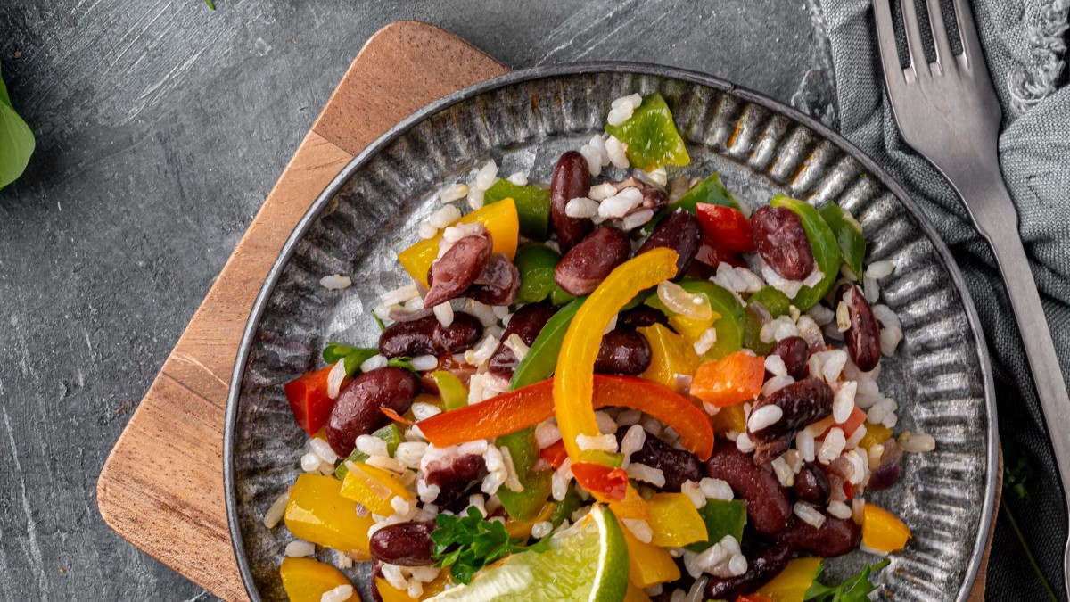 Image of Beans and rice salad