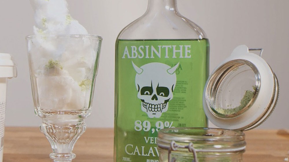 Image of Absinthe Candyfloss Recipe