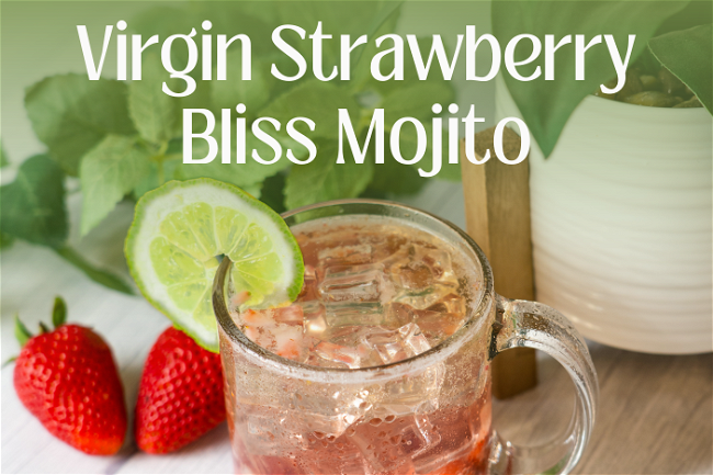 Image of Virgin Strawberry Bliss Mojito
