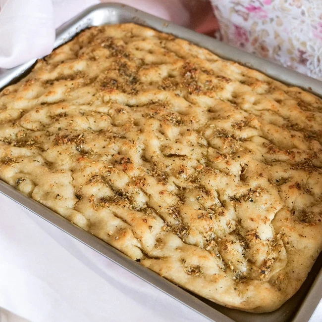 Image of Garlic & Herb Focaccia Bread