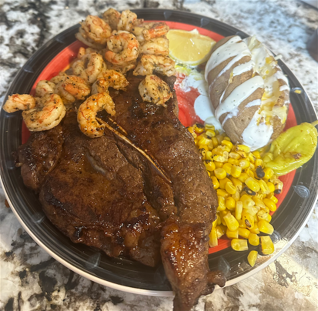 Image of Coffee Rubbed Buffalo T-Bone Steaks