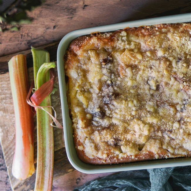 Image of  Rhubarb Apple Crisp Recipe