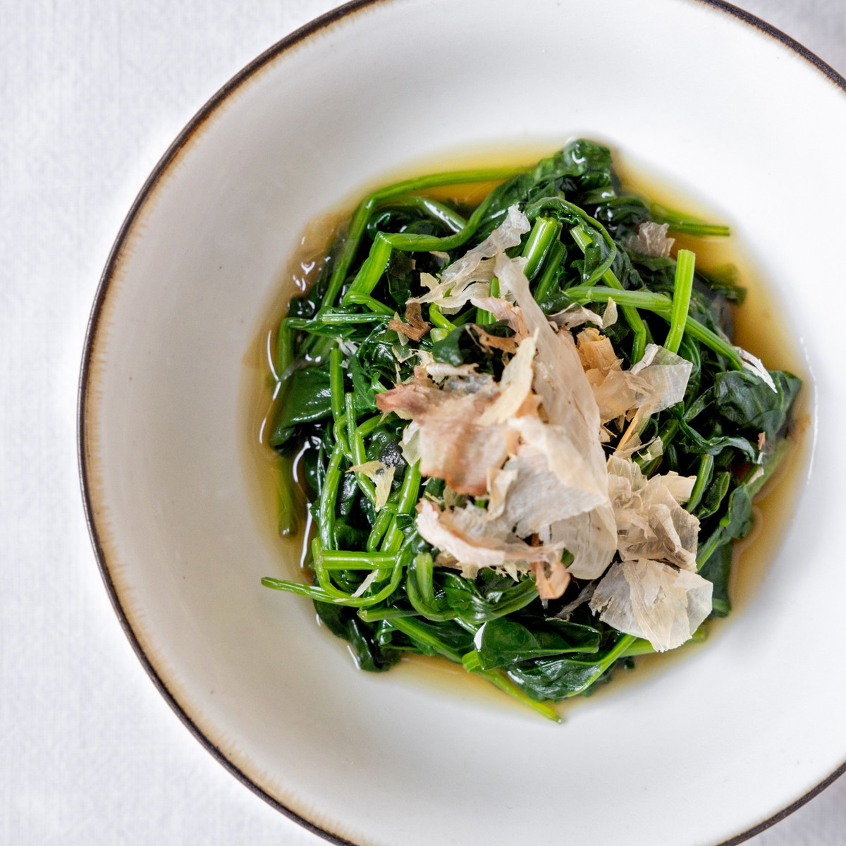 Recette Hitashi d’épinards