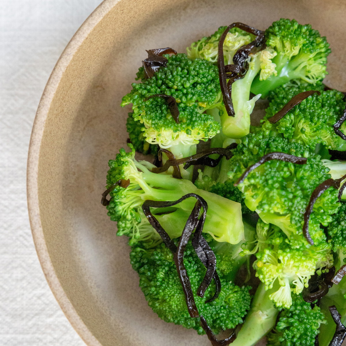 Recette brocoli au shio kombu