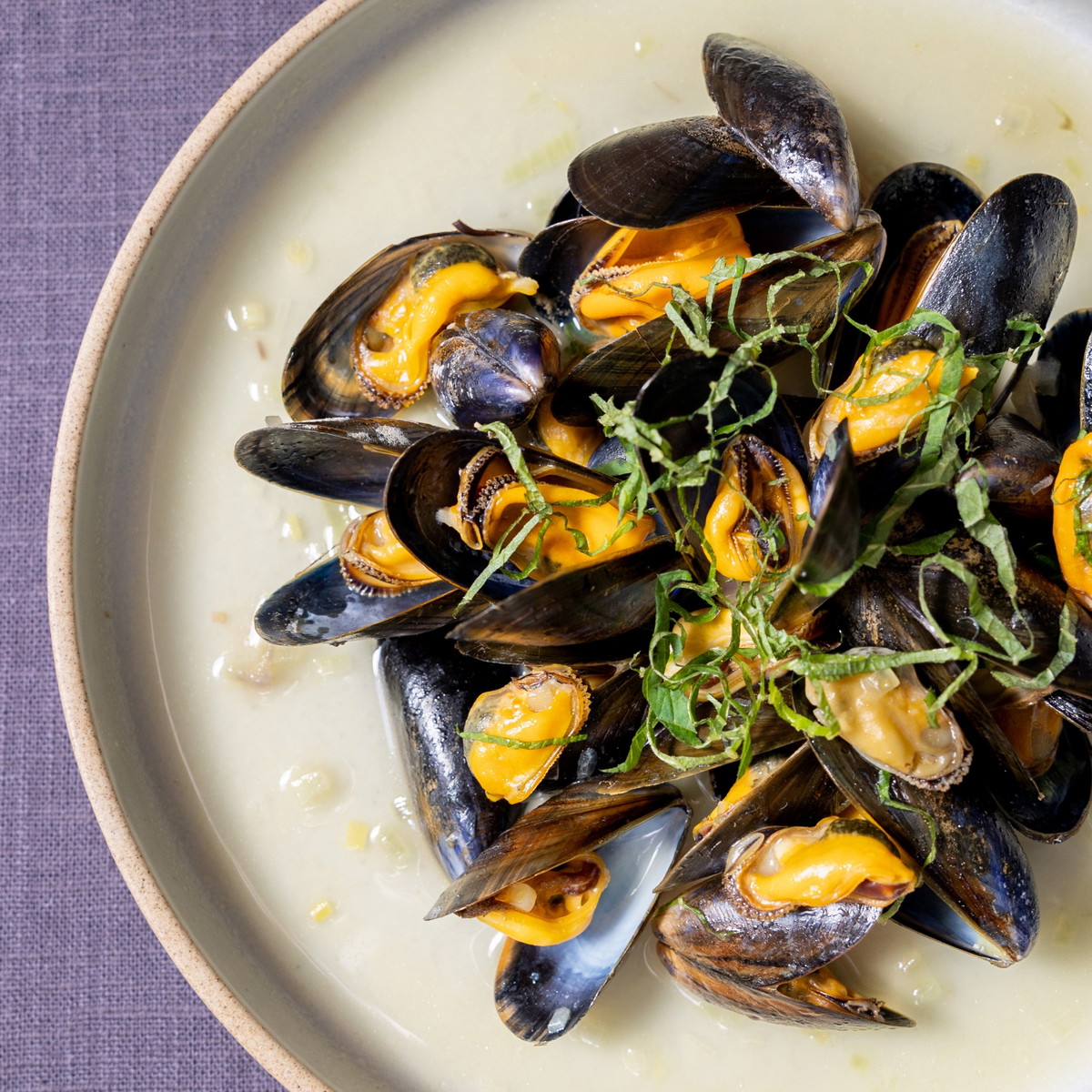 Recette moules marinières à la japonaise