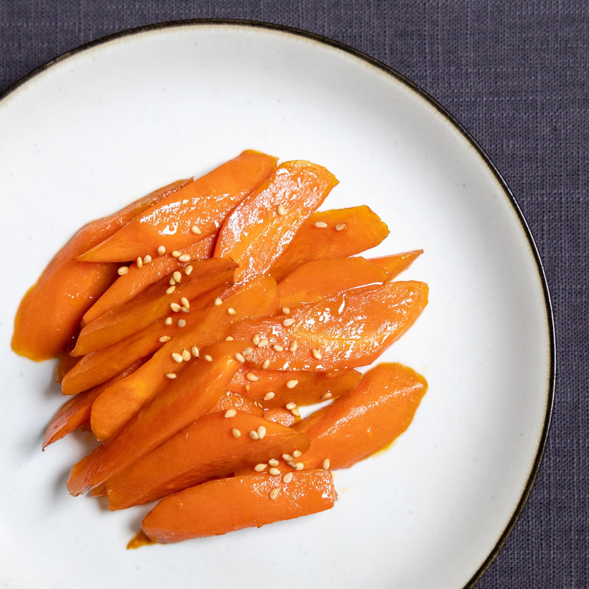 Recette Carottes sautées au sésame