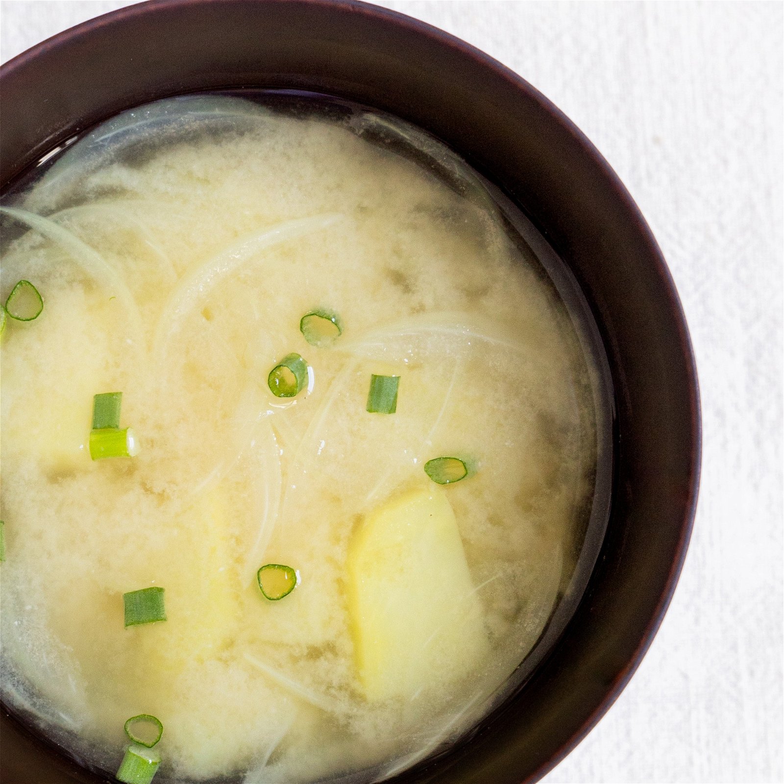 Image of Recette soupe miso vegan