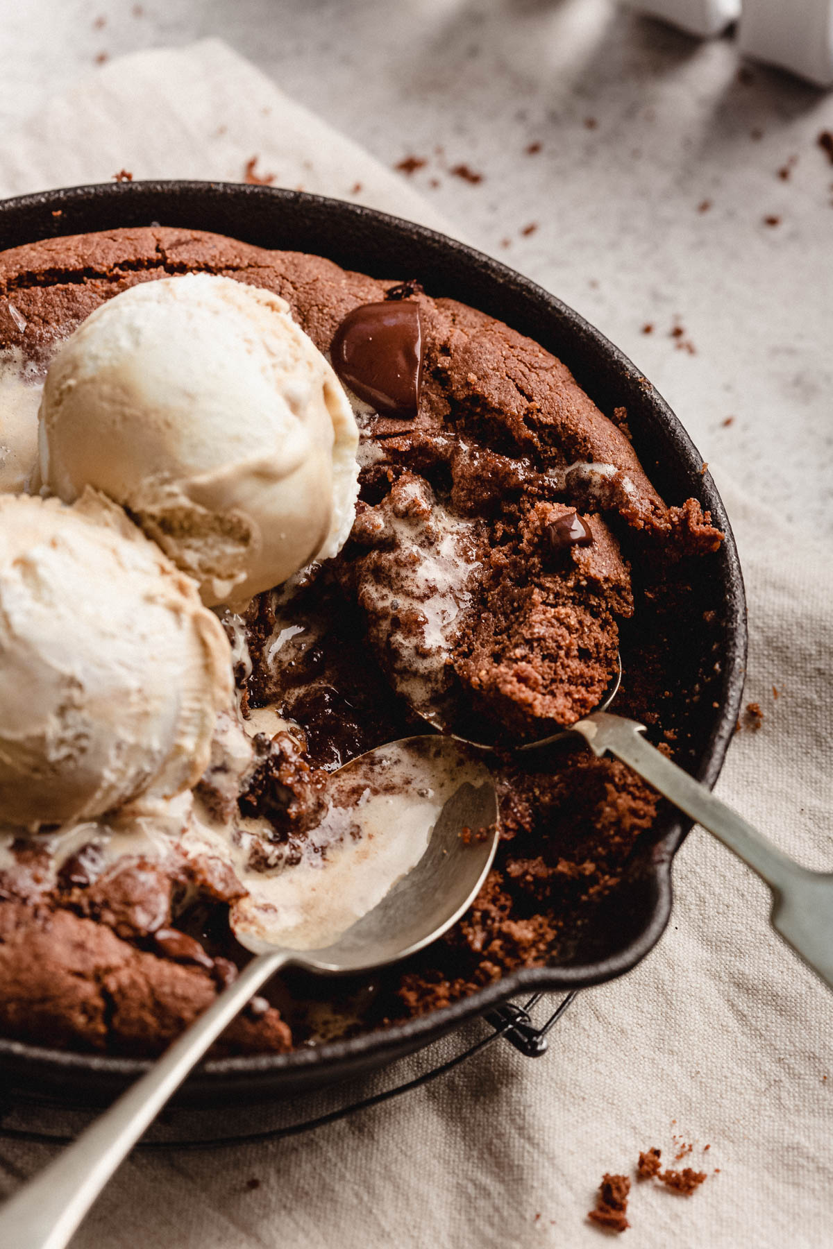 Skillet cookie saludable