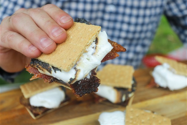 Image of Candied Bacon S'mores