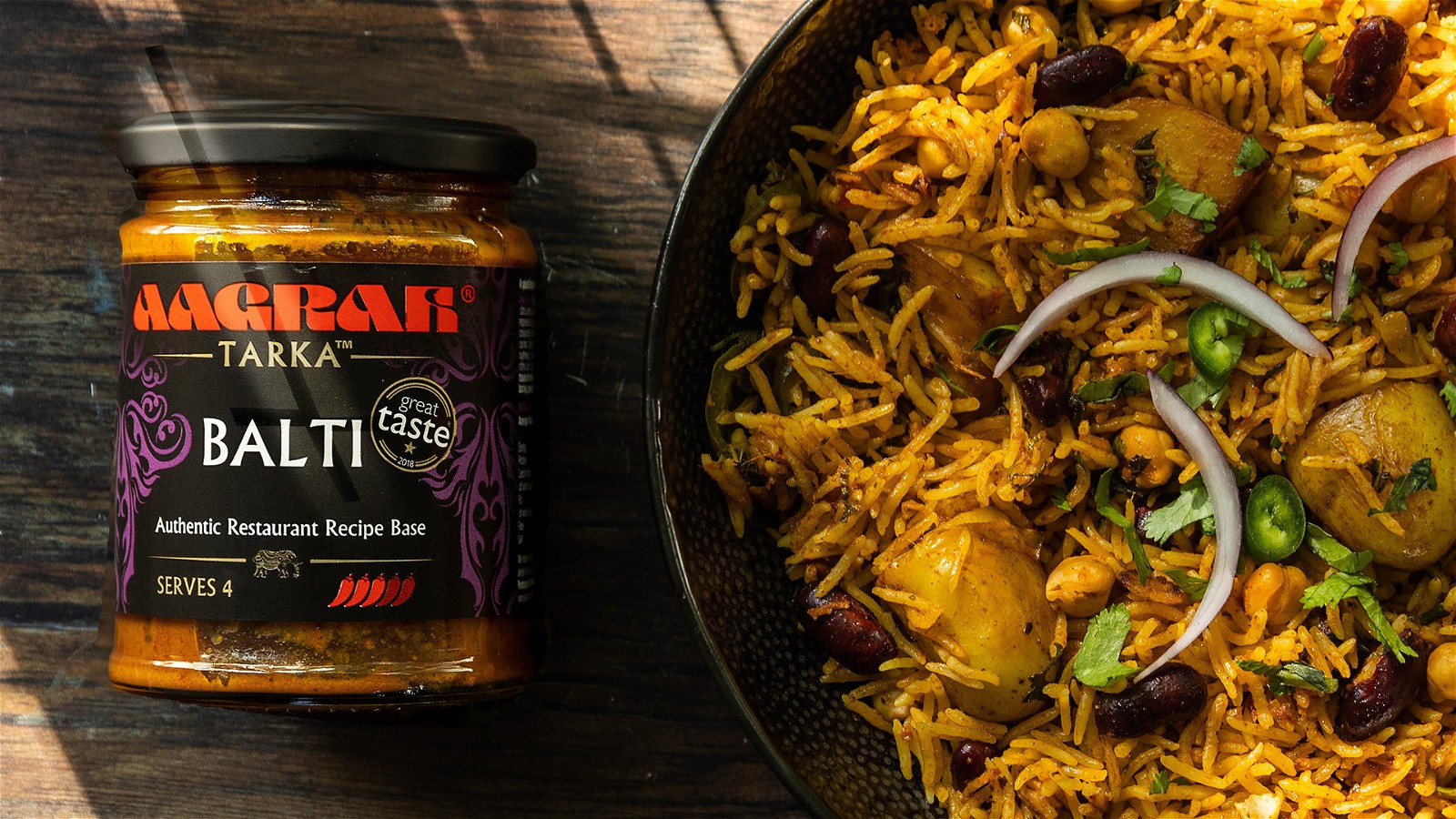 Image of Vegan Balti Bean Biryani