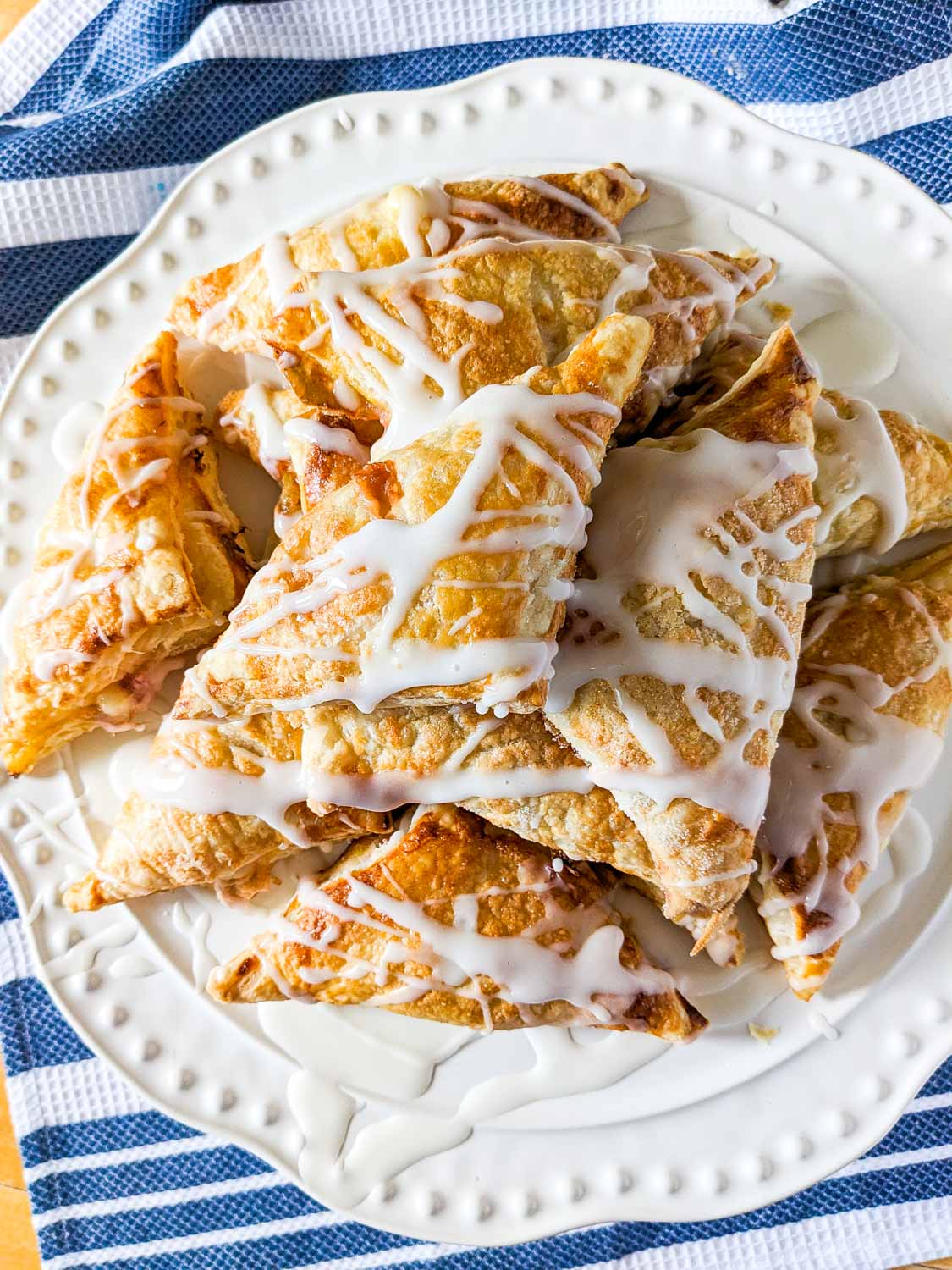 Rhubarb Cream Cheese Turnovers