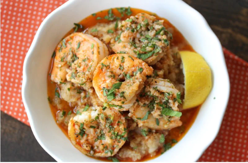 Creamy Garlic-Paprika Shrimp Skillet - Dishing Out Health