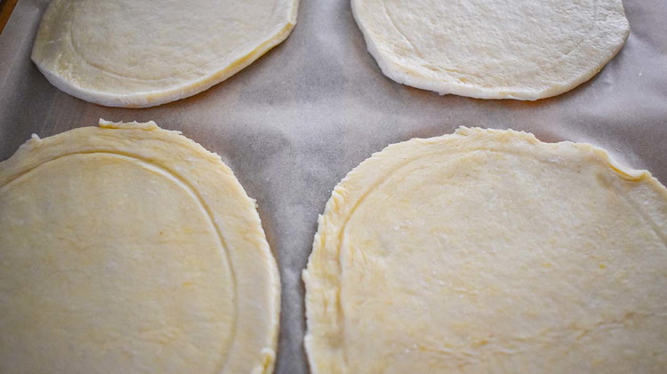 Image of Cut 6 inch circles or whichever size you prefer.
