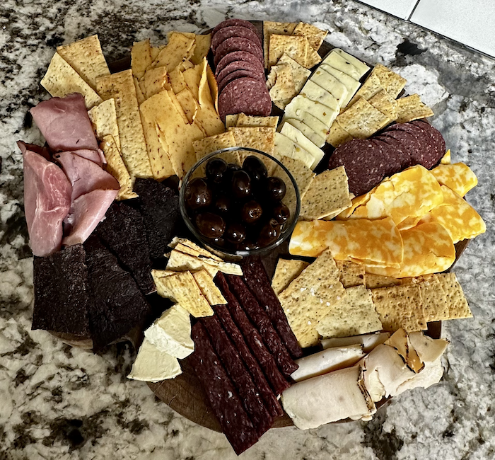 Charcuterie Board with Bison & Elk Meat