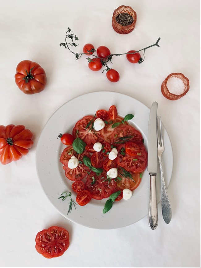 Image of Tomato Mozzarella with a Truffle Twist