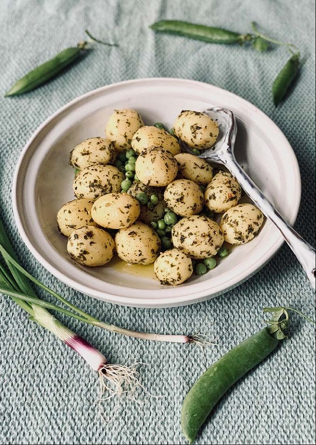 Image of Potato salad with pasta seasoning