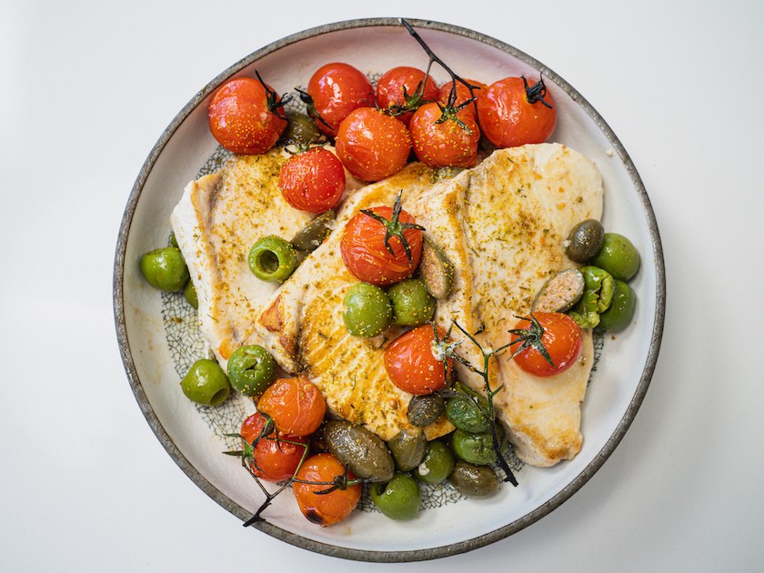 Andy Cooks - Roast swordfish
