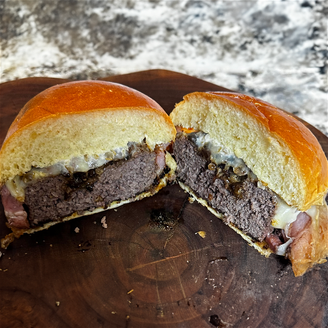 Image of Elk Meat Beer Can Burgers