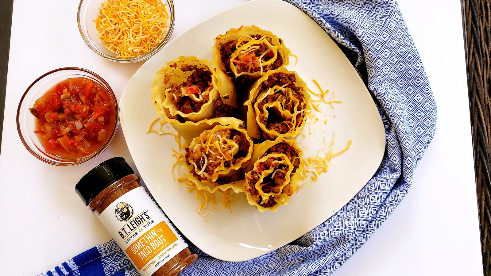 Diana Koss' Tex-Mex Lasagna Roll Ups