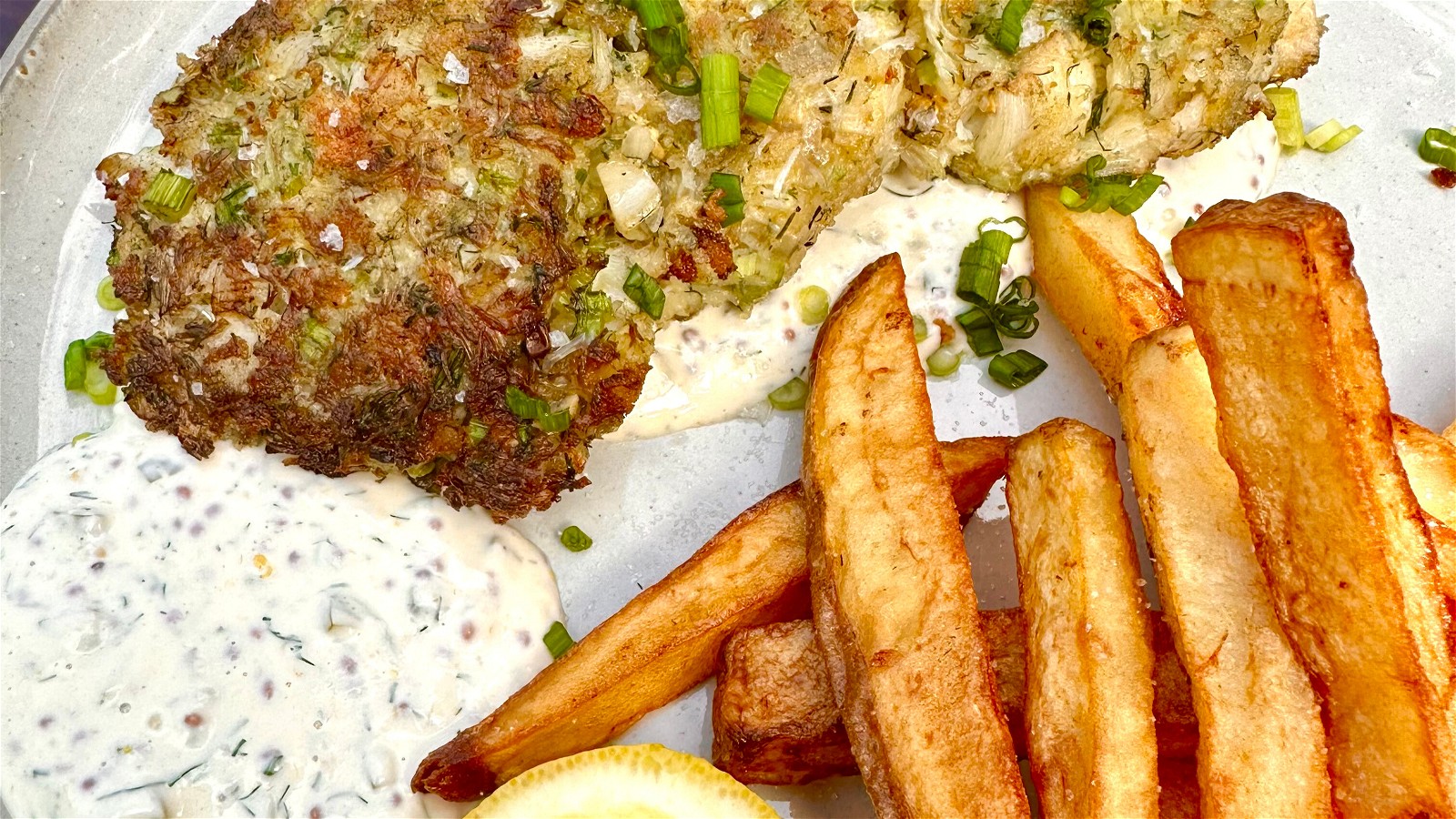 Image of Stone Crab Cakes and Fries