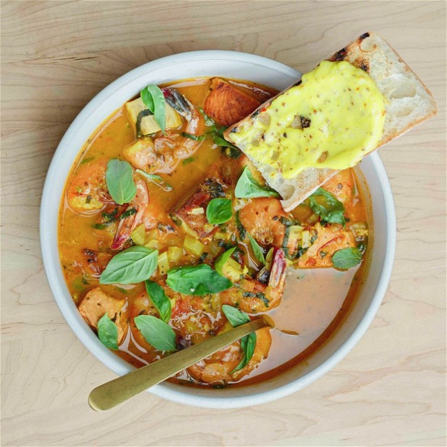 Image of Bouillabaisse with Saffron Aioli
