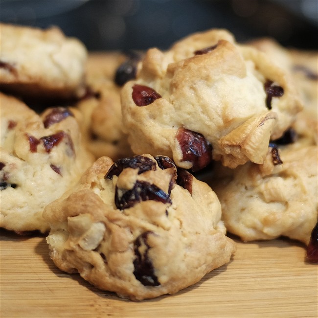 Image of Cranberry White Chocolate Chunk Cookies