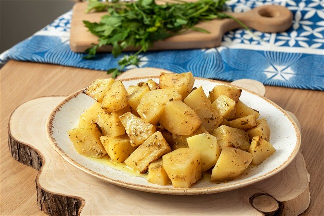 Image of Authentic Greek Lemon Potatoes Recipe | Buy Greek Products Online