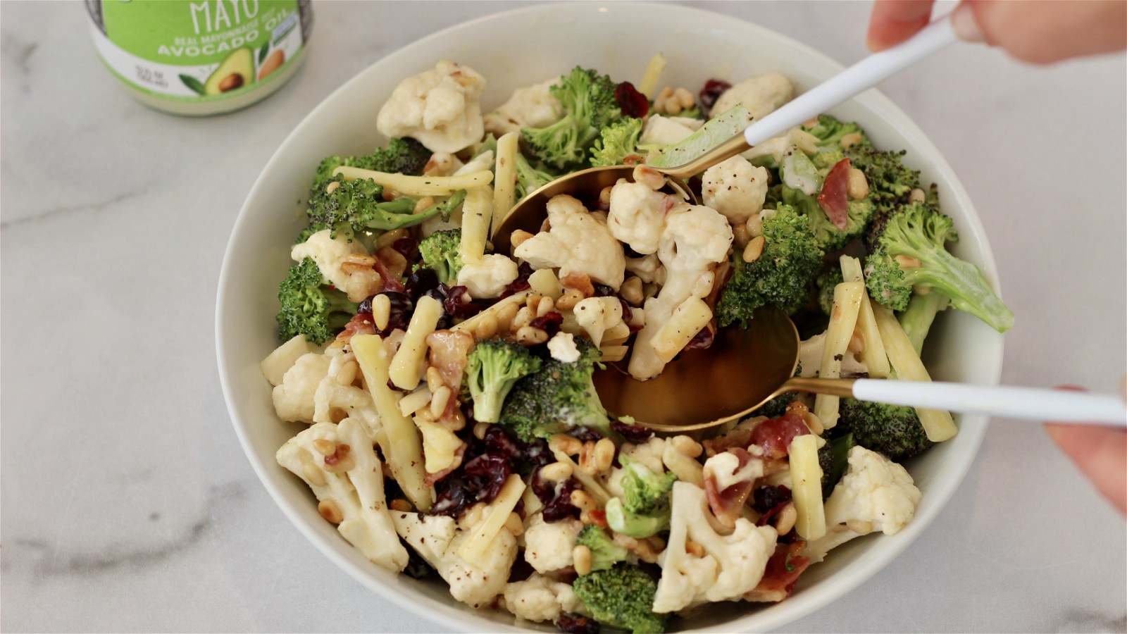 Image of Broccoli Cauliflower Salad