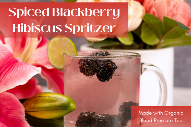 Image of Spiced Blackberry Hibiscus Spritzer