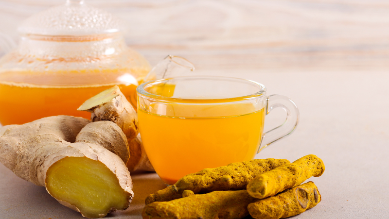 Image of Ginger or Turmeric Tea for Digestion