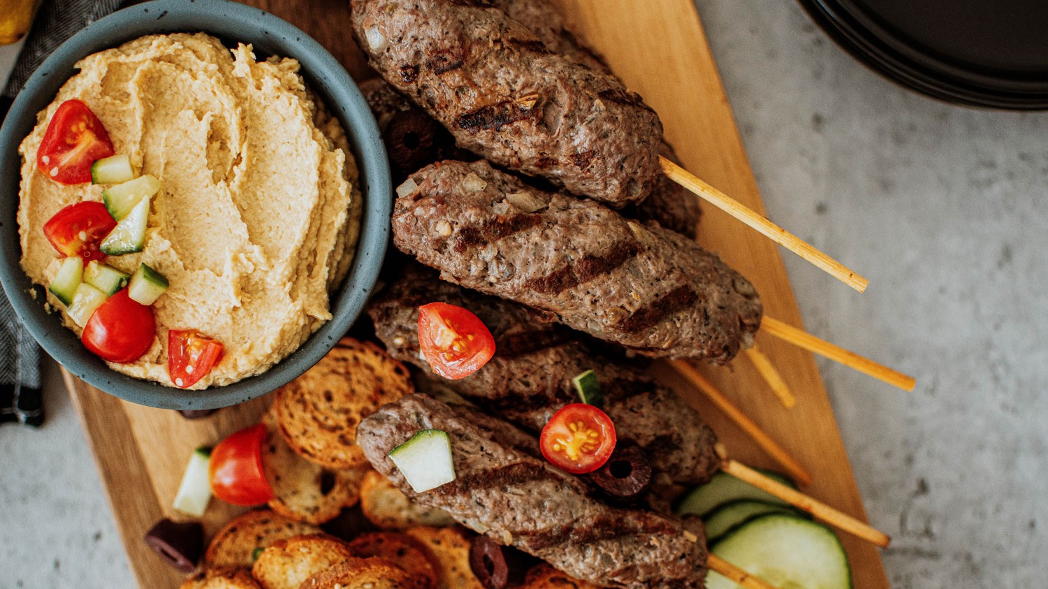 Image of Beef Kafta Kabobs