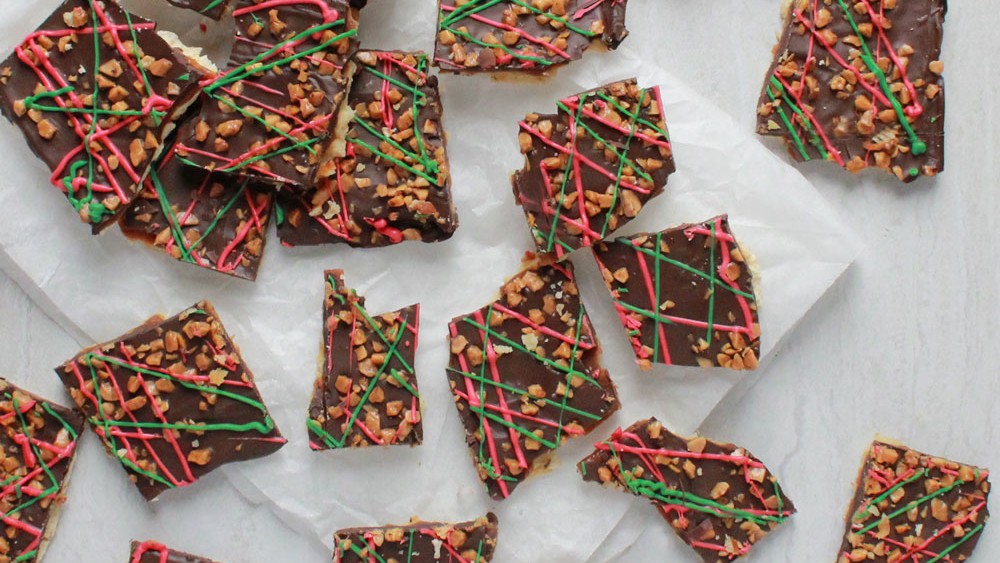 Image of Christmas Toffee Bark Recipe