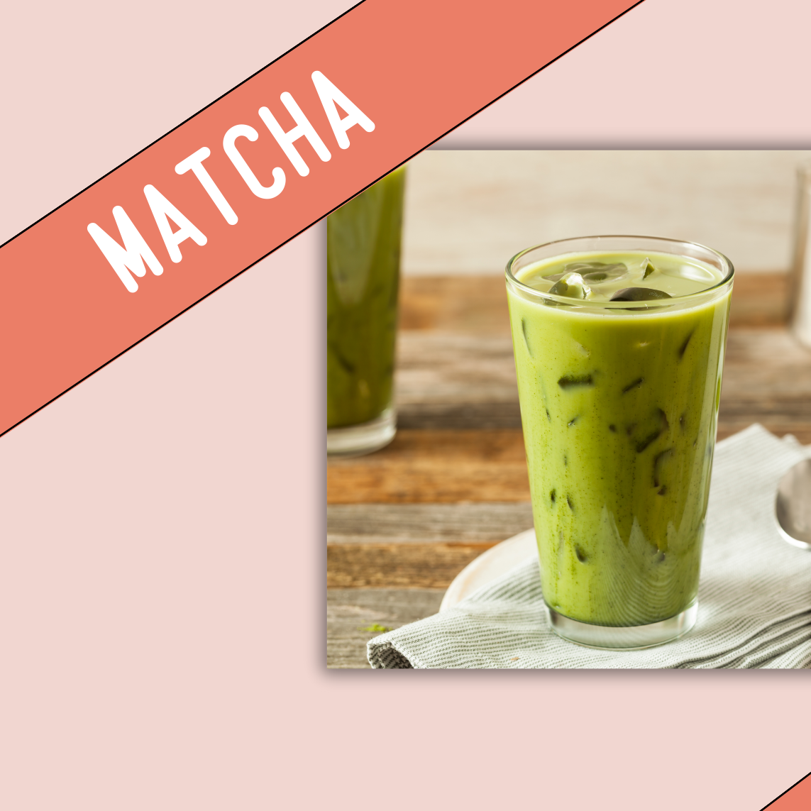 Piña Colada Matcha Latte Protein Shake