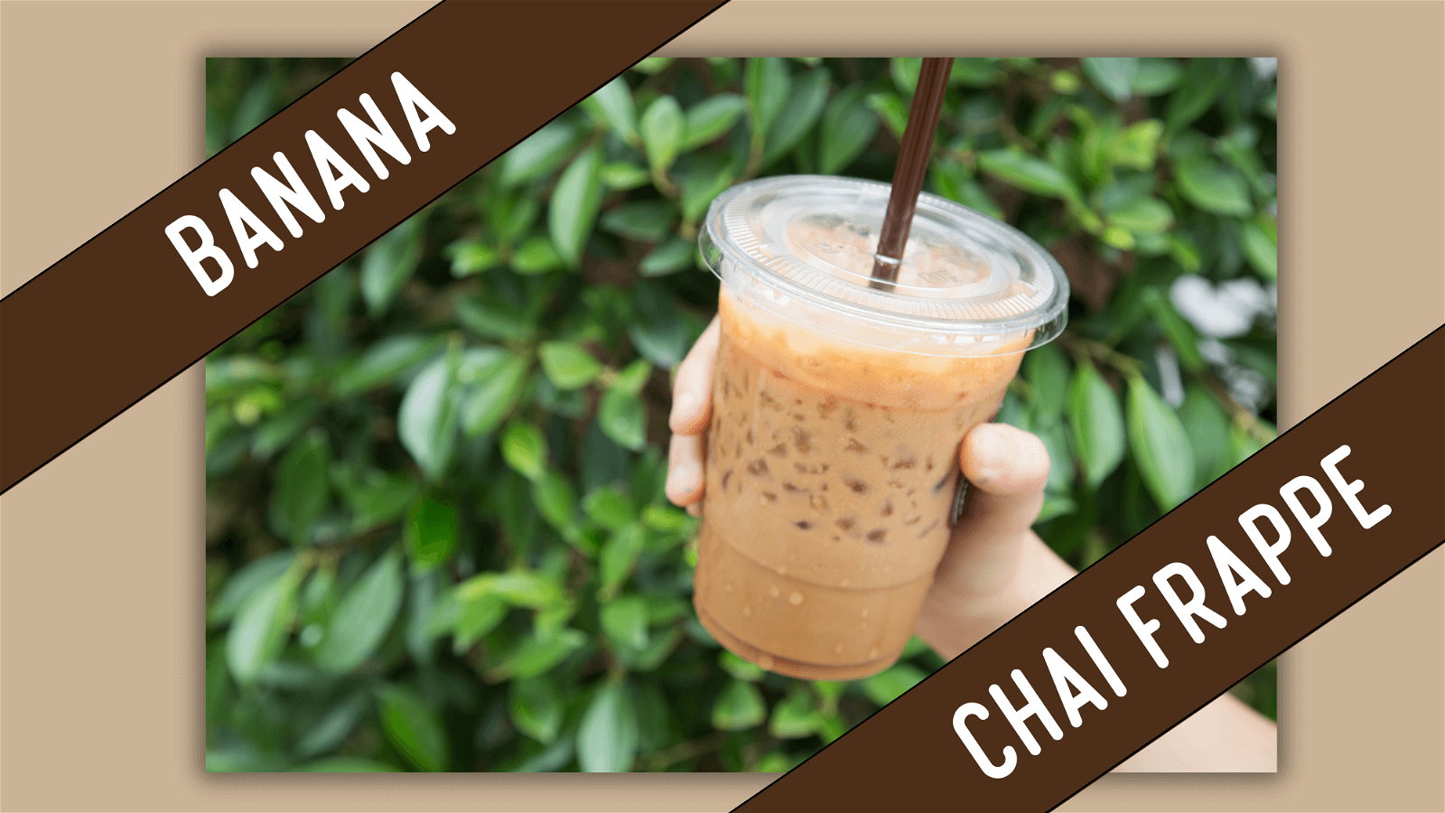 Image of 3 Ingredient Banana Chai Frappe