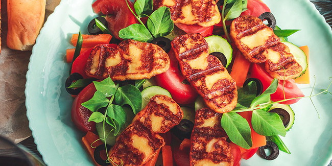 Image of Halloumi Salad Recipe