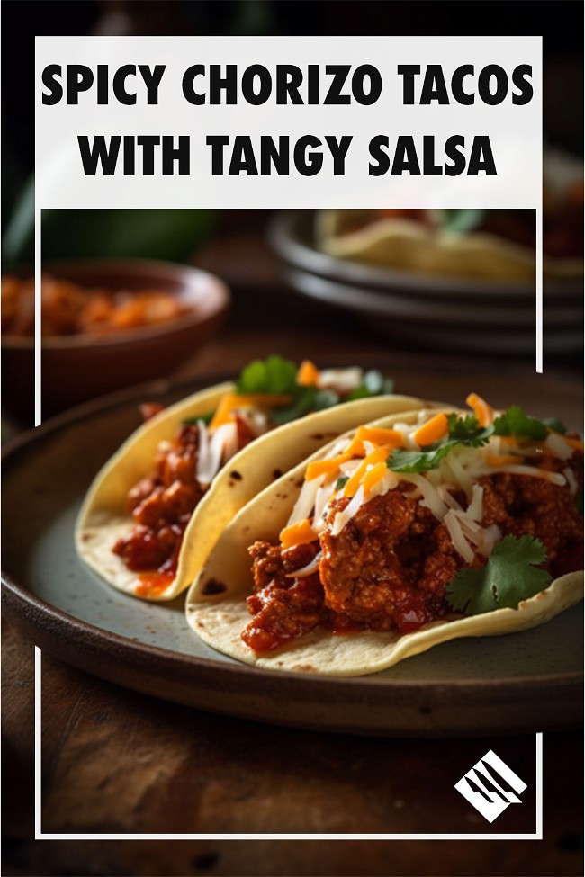 Image of Spicy Chorizo Tacos with Tangy Salsa