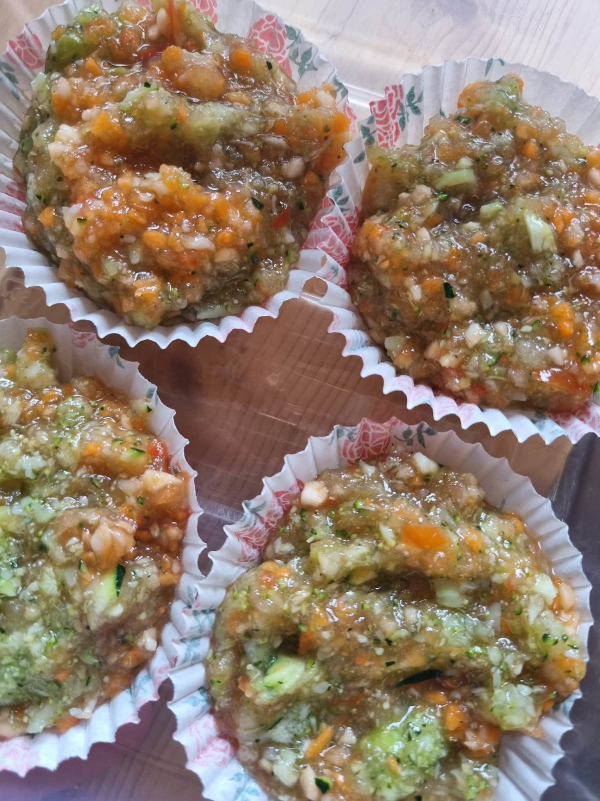 Frosne grønnsaksmuffins (Grønnsakskake)