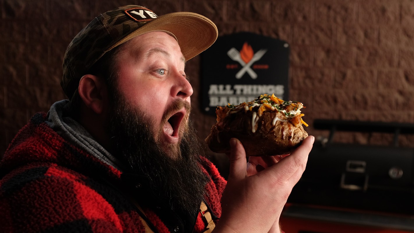 Image of Brisket Chili Loaded Baked Potato