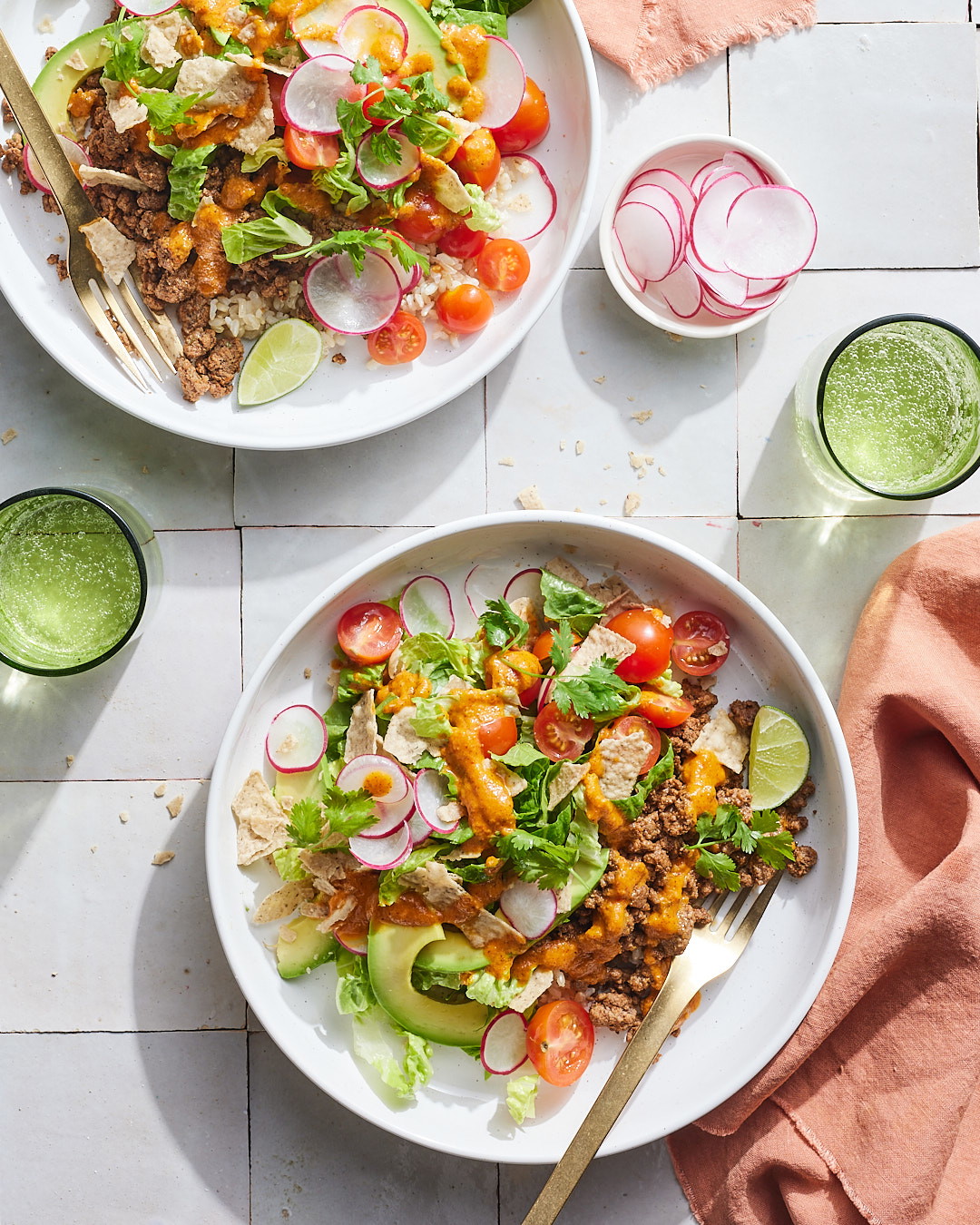 Easy Southwest-Style Taco Bowls