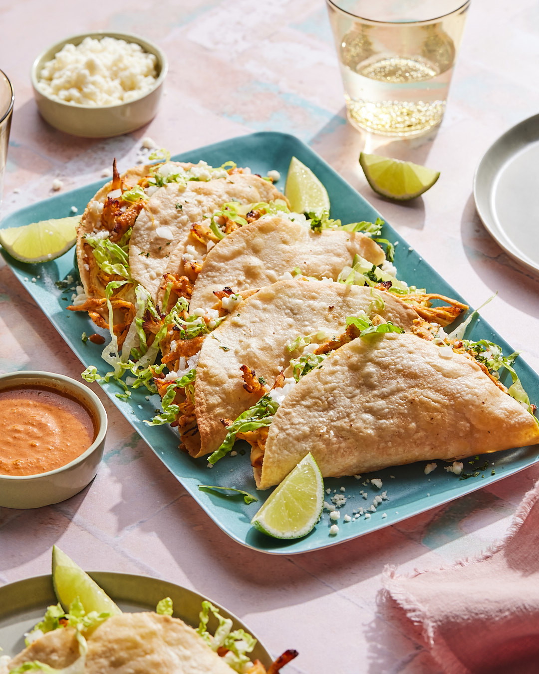 Southwest Crunchy Chicken Tacos