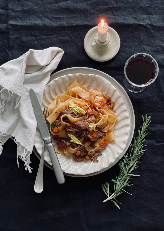 Pasta med and