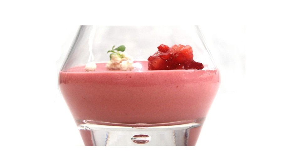 Image of Strawberry Panna Cotta Recipe