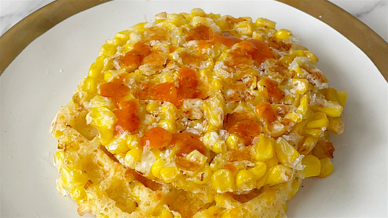 Image of Elote Inspired Corn Waffle