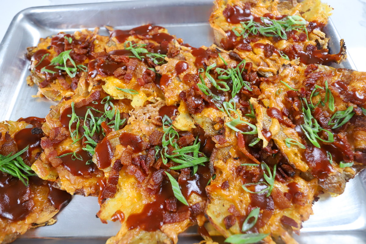 Crispy BBQ Bacon Potatoes