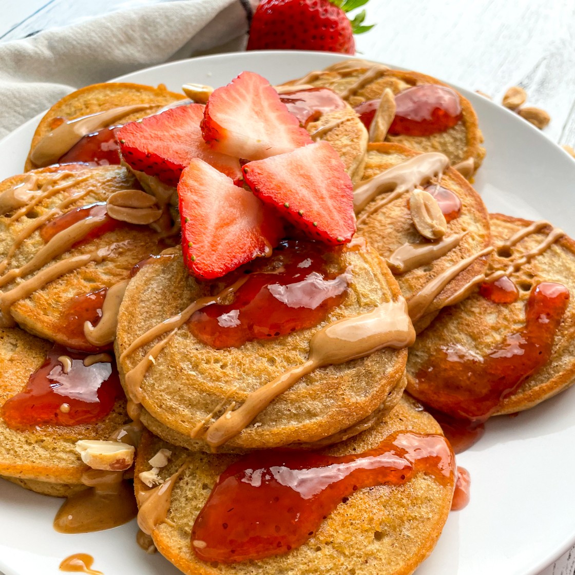 Gluten Free Vegan Protein Pancakes - Hungry Hobby