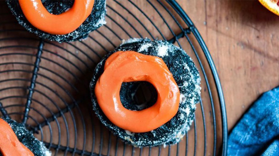 Image of Charcoal and Blood Orange Cronuts Recipe