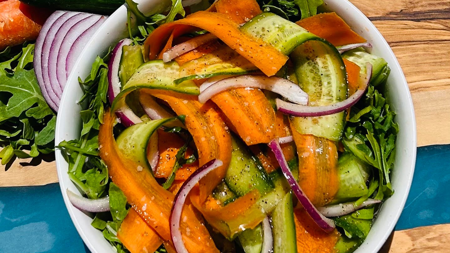Image of Shaved Carrot and Cucumber Salad